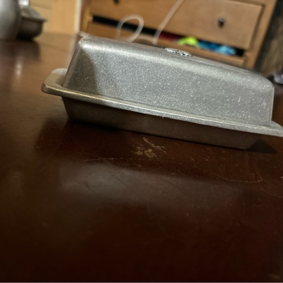 Carson Pewter Pineapple design Butter Dish with Lid - Picture 7 of 9